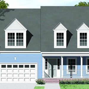 Building Custom Home in North Andover: Rendering.