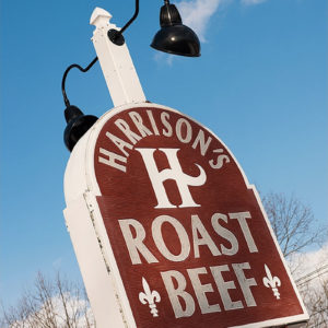 Harrison's Roast Beef North Andover Sign (by Kevin Harkins).