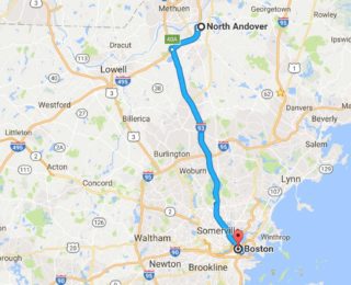 Move to North Andover, MA for the Boston Commute.