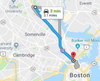 Move to North Andover, MA for the Boston Commute: 93 HOV Lane Map.